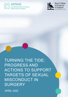 Turning the Tide: Progress and actions to support targets of sexual misconduct in surgery