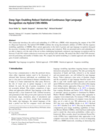 Deep Sign: Enabling Robust Statistical Continuous Sign Language Recognition via Hybrid CNN-HMMs