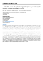 A method to predict the cyclic loading profiles (one-way or two-way) for monopile supported offshore wind turbines