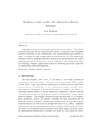 Studies of exotic nuclei with advanced radiation detectors