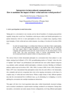 Interpreters/mediators in Intercultural Communication: How to modulate the impact of their verbal and non-verbal practices?
