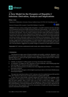 A New Model for the Dynamics of Hepatitis C Infection: Derivation, Analysis and Implications