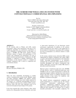 ORL Scheme for WiMAX and LTE Systems with Convolutionally Coded Spatial Multiplexing