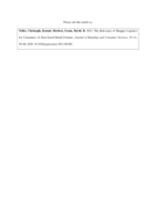 The relevance of shopper logistics for consumers of store-based retail formats