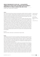 From childhood to old age: A qualitative approach to the study of portuguese elderly's perception of meals across the life cycle