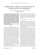 A Hidden Markov Model with Abnormal States for Detecting Stock Price Manipulation