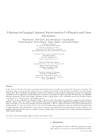 A Strategy for Grasping unknown Objects based on Co–Planarity and Colour Information
