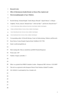 Effect of Subcutaneous Insulin Detemir on Glucose Flux, Lipolysis and Electroencephalography in Type 1 Diabetes.