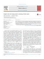 Insights into low-energy elastic scattering of halo nuclei