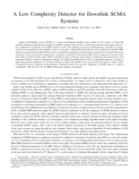 A Low Complexity Detector for Downlink SCMA Systems