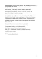 Untellable tales and uncertain futures: The unfolding narratives of young adults with cancer