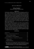 Sentencing Disparities