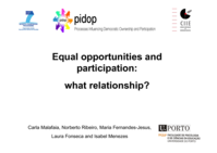 (Bologna Conference) Equal opportunities and participation: what relationship?