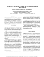 Head-related transfer function filter interpolation by root displacement