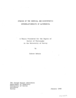 Studies of the chemical and biosynthetic interrelationships of alternariol.