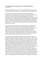 Iodine supplementation in pregnancy in mildly deficient regions