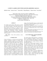 CANOPY CLASSIFICATION WITH S-BAND POLARIMETRIC SAR DATA