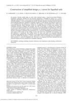 Construction of simplified design p-y curves for liquefied soils