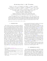 On the decay of the N = 126, 213Fr nucleus