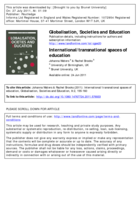 International/transnational spaces of education