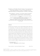 Prediction of ultrafine particle number concentrations in urban environments by means of Gaussian process regression based on measurements of oxides of nitrogen