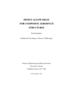 Design Allowables for Composite Aerospace Structures.