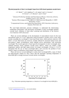Physical properties of short wavelength 2.6μm InAs/AlSb-based quantum cascade lasers