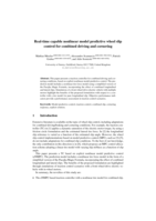 Real-time capable nonlinear model predictive wheel slip control for combined driving and cornering