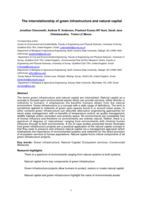 The interrelationship of green infrastructure and natural capital