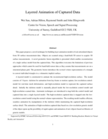 Layered Animation of Captured Data