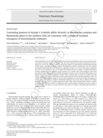 Contrasting patterns of isotype-1 β-tubulin allelic diversity in Haemonchus contortus and Haemonchus placei in the southern USA are consistent with a model of localised emergence of benzimidazole resistance