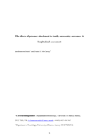 The Effects of Prisoner Contact with Family on Re-Entry Outcomes: A Longitudinal Assessment