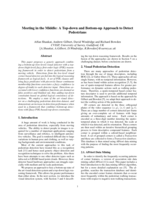 Meeting in the Middle: A top-down and bottom-up approach to detect pedestrians