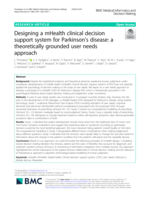 Designing a mHealth Clinical Decision Support System for Parkinson’s Disease: A Theoretically Grounded User Needs Approach
