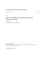 Macro-Scaffolding: Contextual Support for Teacher Learning