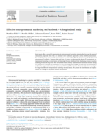 Effective entrepreneurial marketing on Facebook – A longitudinal study