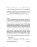 A Competitive Mechanism Based Multi-objective Particle Swarm Optimizer with Fast Convergence