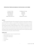 Interaction of rim seal and annulus flows in an axial flow turbine