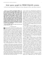 Joint sparse graph for FBMC/OQAM systems