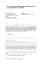 The Missing Link: Monetary Policy And The Labor Share