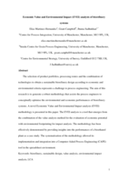 Economic value and environmental impact (EVEI) analysis of biorefinery systems