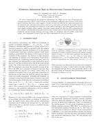 Predictive Information Rate in Discrete-time Gaussian Processes