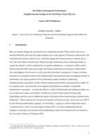 The Ethics of Interspecies Performance: Empathy beyond Analogy in Fevered Sleep's Sheep Pig Goat