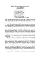 Marie de France, Lanval and Alienation at Court