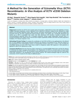 A method for the generation of ectromelia virus (ECTV) recombinants: in vivo analysis of ECTV vCD30 deletion mutants.