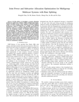 Joint Power and Subcarrier Allocation Optimization for Multigroup Multicast Systems with Rate Splitting