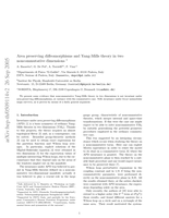 Area preserving diffeomorphisms and Yang-Mills theory in two noncommutative dimensions