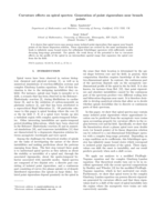 Curvature Effects on Spiral Spectra: Generation of Point Eigenvalues Near Branch Points