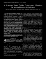 A Reference Vector Guided Evolutionary Algorithm for Many-Objective Optimization
