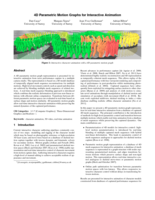 4D parametric motion graphs for interactive animation